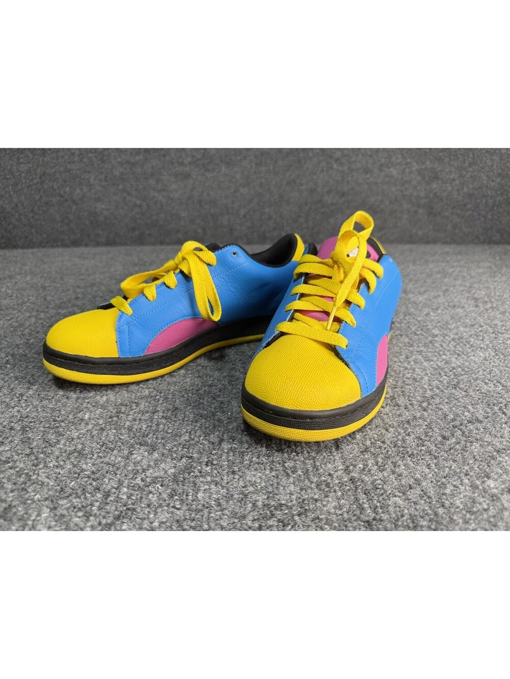 Ice Cream BBC Reebok Low Top Sneakers Blue Yellow Pink Mens 8.5 RB 612